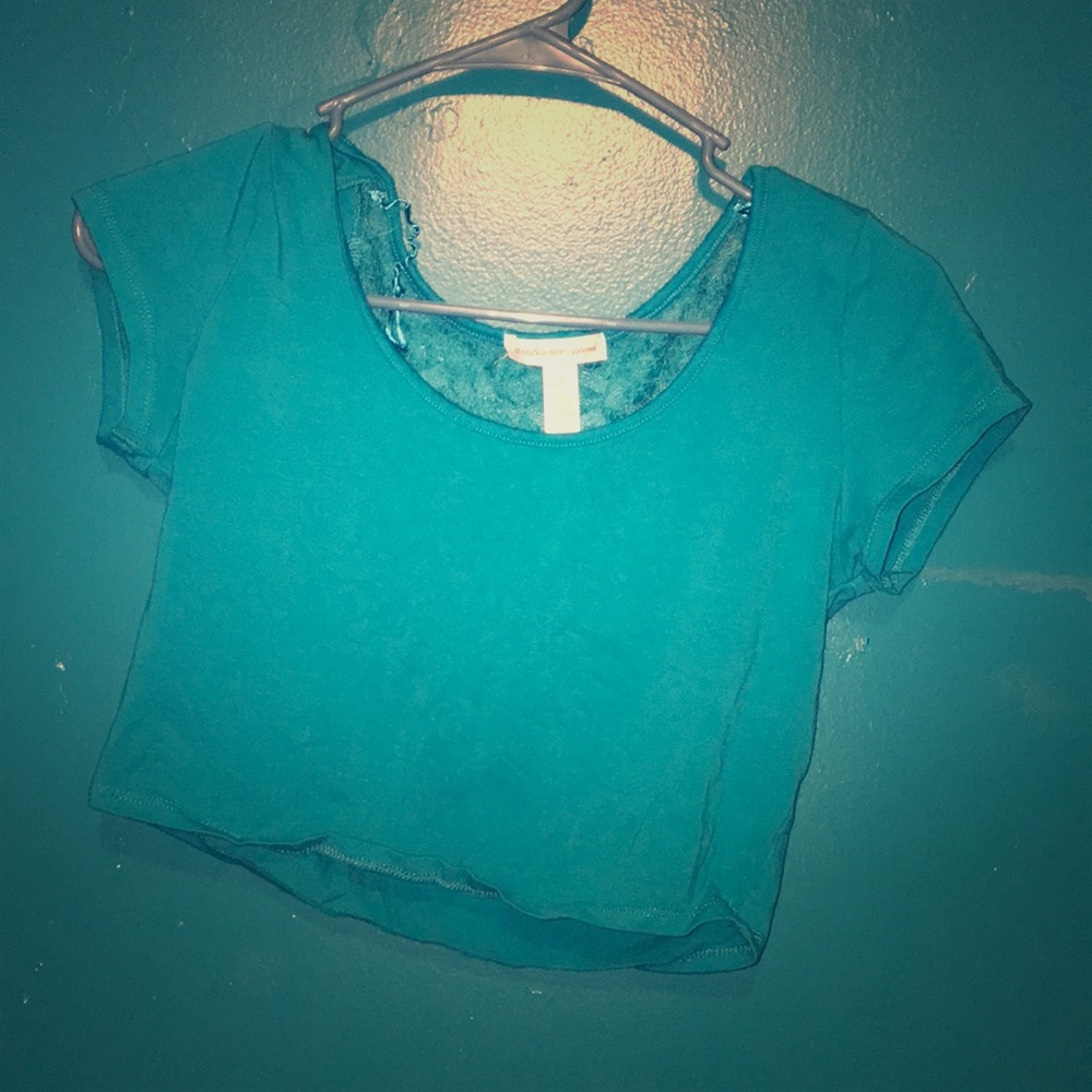 Cute Teal Crop Top